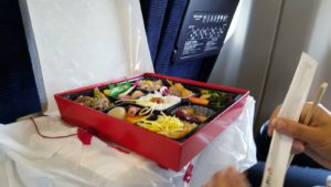 Ekiben dans le Shinkansen