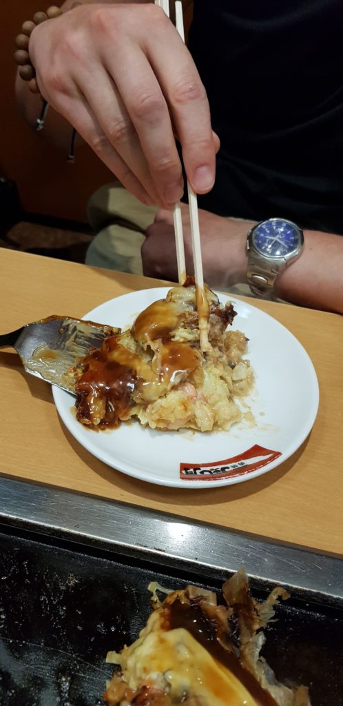 okonomiyaki à Osaka