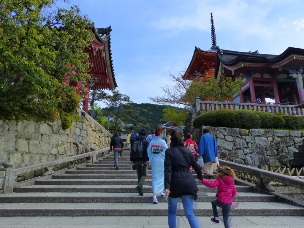 Kiyomizu-dera prenez de la hauteur