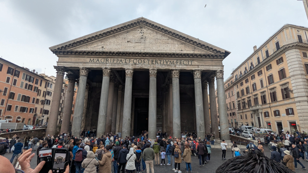 Voyager en famille à Rome visite du Panthéon