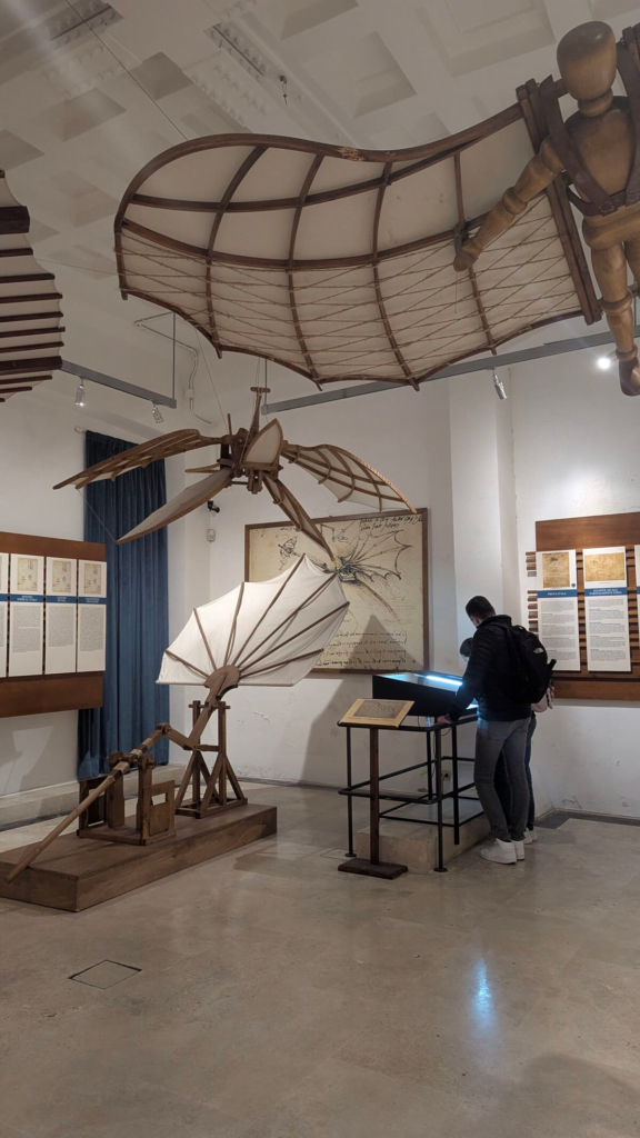visite du musée Da Vinci